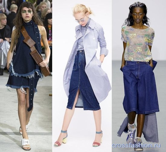 Одежда из джинсы весна-лето 2016: модные платья, куртки, джинсы и юбки из денима