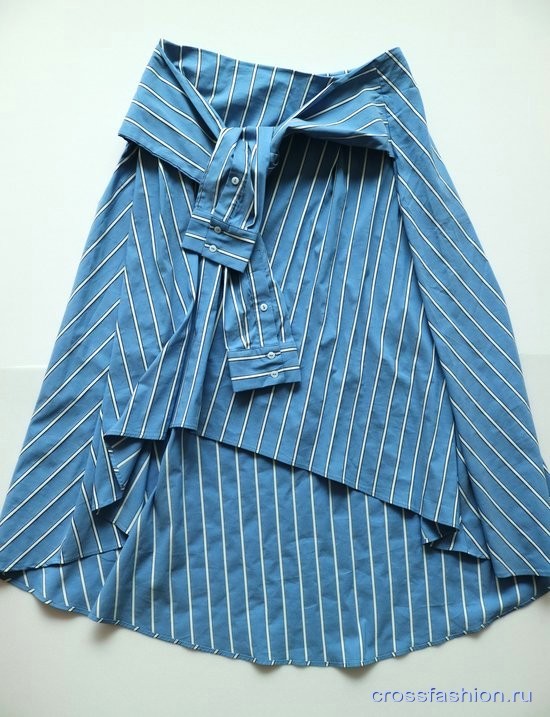 Длинные рубашки Ostin, асимметричная юбка Zara и луки с ними