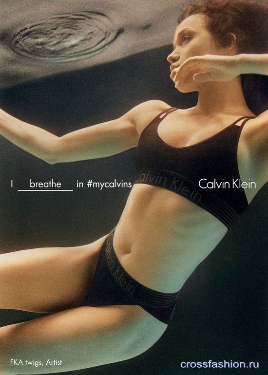 FKA twigs в рекламной кампании Calvin Klein весна 2016