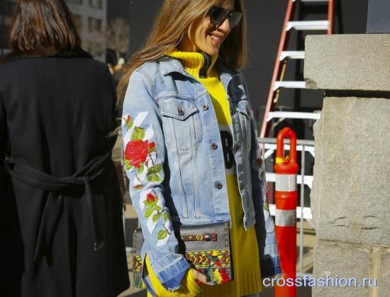 Street style Недели моды в Нью-Йорке, февраль 2017 Marc Jacobs