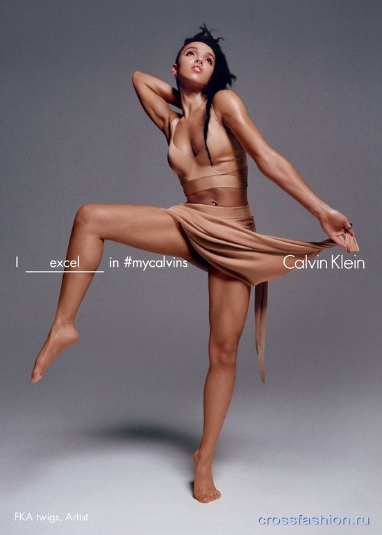 FKA twigs в рекламной кампании Calvin Klein весна 2016