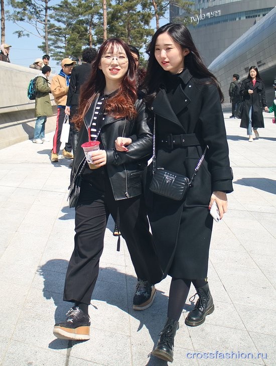 Стрит стайл Недели моды в Сеуле, март 2019: день третий
