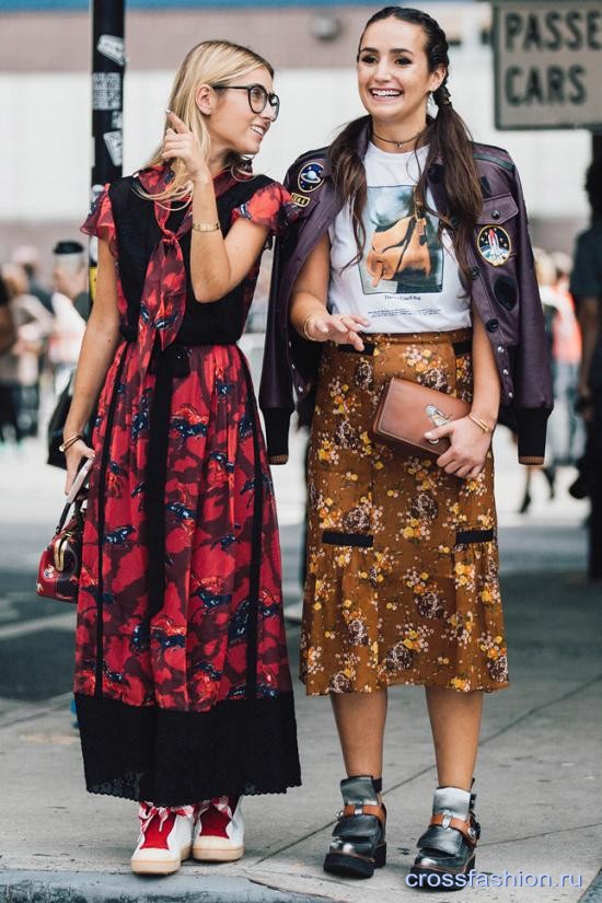 Street style Недели моды в Нью-Йорке, сентябрь 2017 