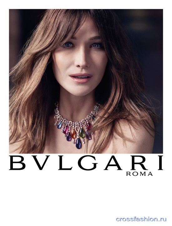 Карла Бруни в новой рекламной кампании Bulgari