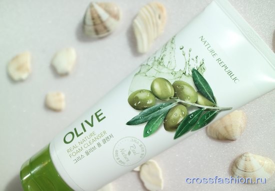 Olive Real Nature Foam Cleanser Nature Republic Пена для умывания с оливой
