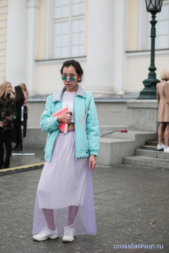 Street Style на Неделе моды Mercedes-Benz Fashion Week Russia октябрь 2015 День четвертый