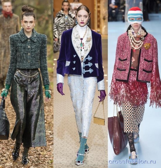 Модные жакеты осень-зима 2018-2019: силуэты, фасоны и актуальная комбинаторика