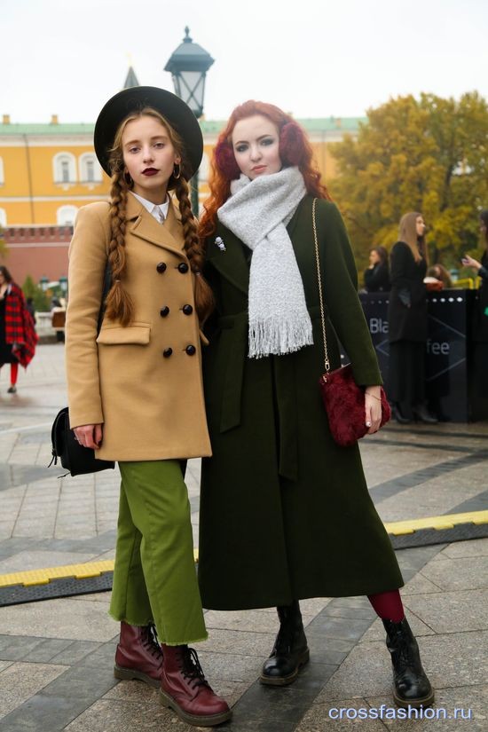 Street Style на Неделе моды Mercedes-Benz Fashion Week Russia октябрь 2015 День четвертый