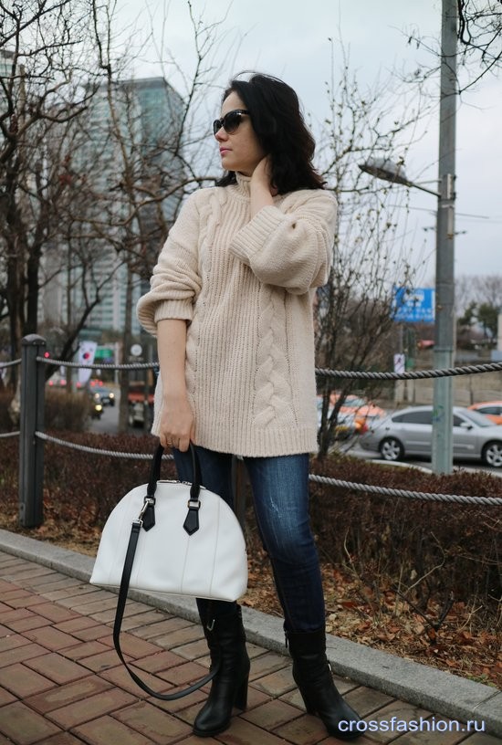 Свитер oversize look