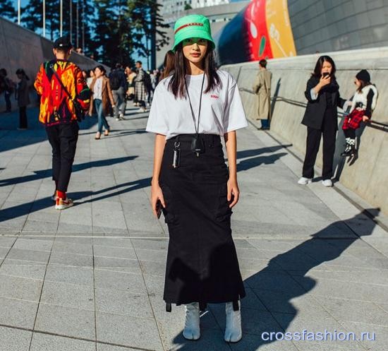 Street style Недели моды в Сеуле, октябрь 2018