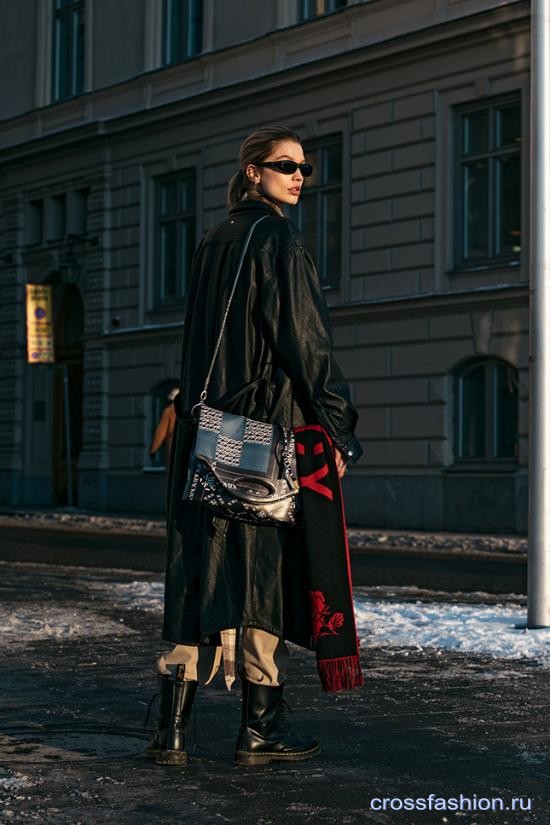 Street style Недели моды в Стокгольме, январь 2018