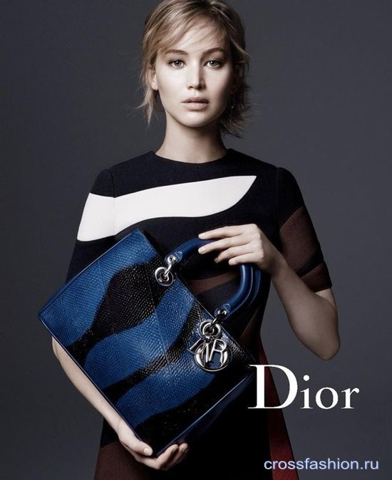 Дженнифер Лоуренс в рекламе Christian Dior осень-зима 2015-2016