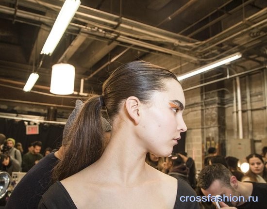 Прическа хвост с показа Prabal Gurung fall 2017:Мастер-класс от стилиста Wella Professionals