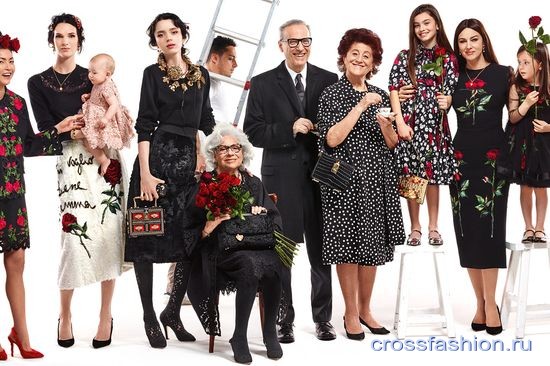 Dolce&Gabbana рекламная кампания коллекции осень-зима 2015-2016