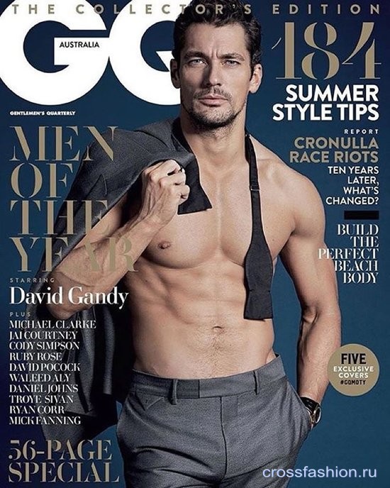 Дэвид Ганди на обложке журнала GQ Australia