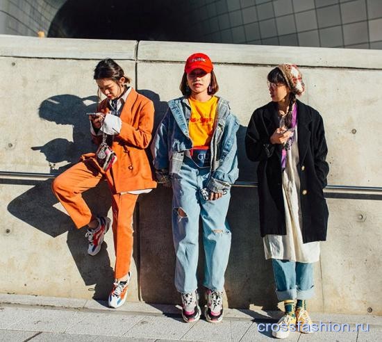 Street style Недели моды в Сеуле, октябрь 2018