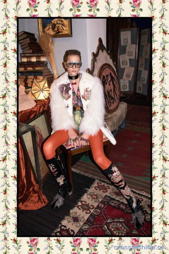 Gucci коллекция pre-fall осень-зима 2017-2018