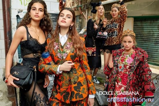 Dolce&Gabbana рекламная кампания осенне-зимней коллекции 2017-2018