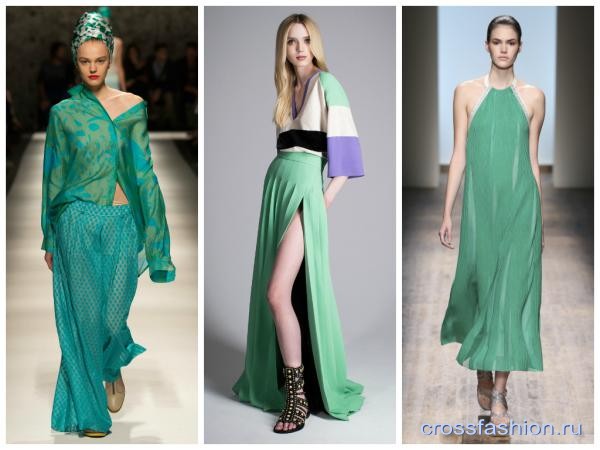 модные цвета весна-лето 2015 panton подиум