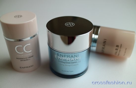 Enprani Super Aqua Capture Cooling Drop Cream Глубоко увлажняющий крем: отзыв и свотчи