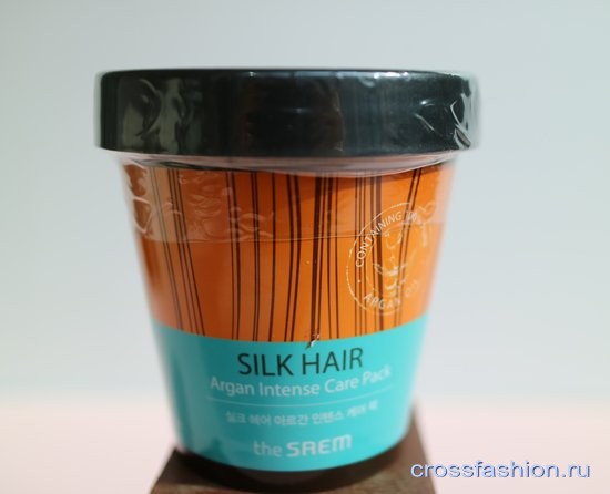 The Saem Silk Hair Argan Intense Care Pack Маска для волос с маслом арганы