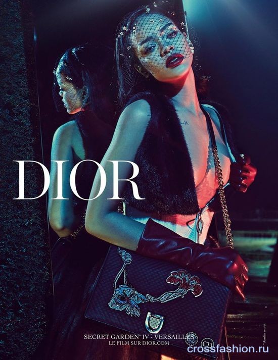 Рианна в кампании Dior Secret Garden 2015