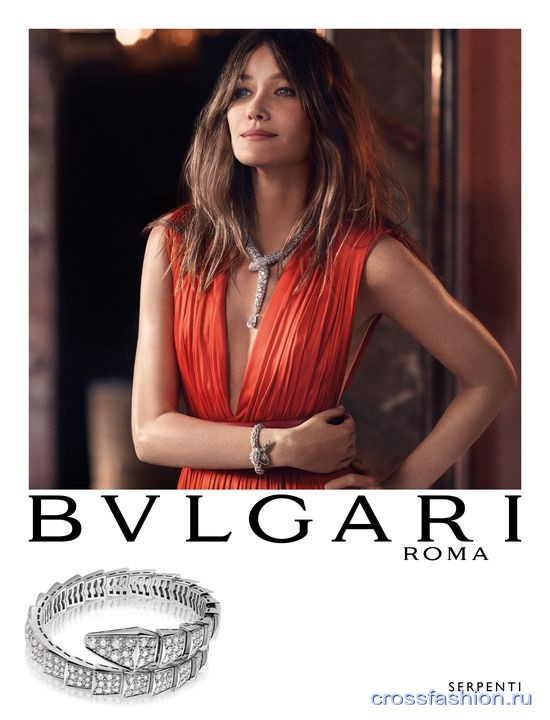 Карла Бруни в новой рекламной кампании Bulgari