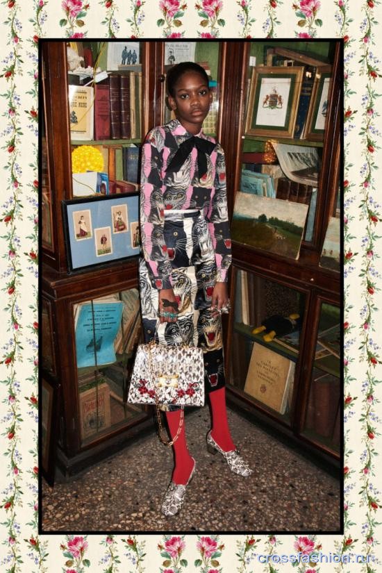 Gucci коллекция pre-fall осень-зима 2017-2018