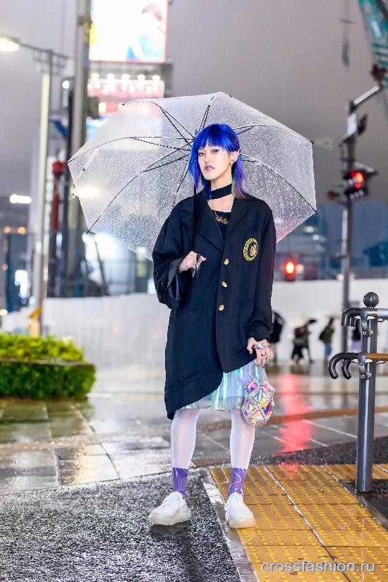 Стрит стайл Недели моды в Токио, октябрь 2020