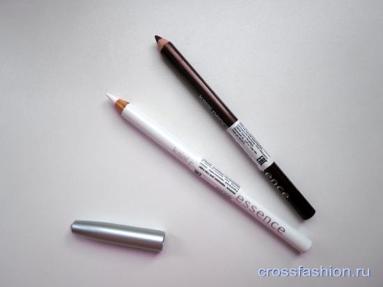 Essence Kajal Pencil Мягкие карандаши для глаз, оттенки 08Teddy и 04White