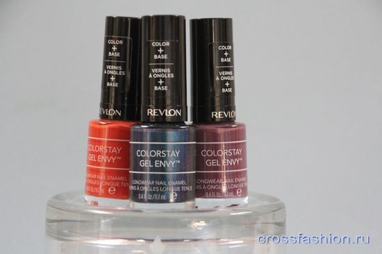 Гель-лак Revlon Colorstay Gel Envy, оттенки 630 Long Shot, 300 All In и 460 Hold'Em