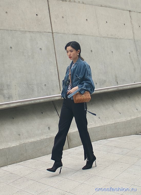 Street style Seoul Fashion week, march 2019. Стрит стайл Недели моды в Сеуле, день первый