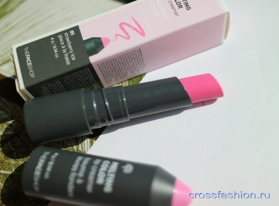 Помада Metling Color lip creamer от южнокорейской фирмы TheFaceShop