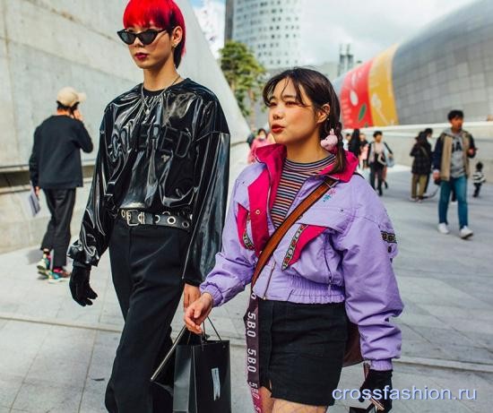 Street style Недели моды в Сеуле, октябрь 2018