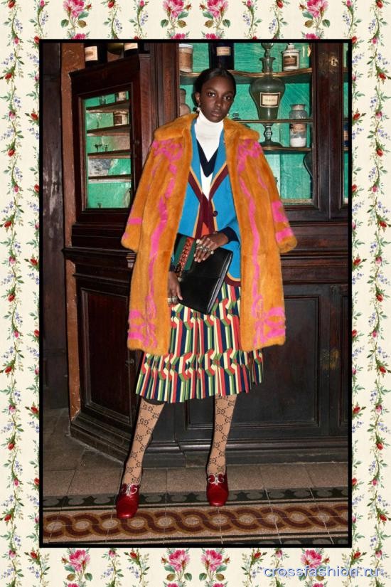 Gucci коллекция pre-fall осень-зима 2017-2018