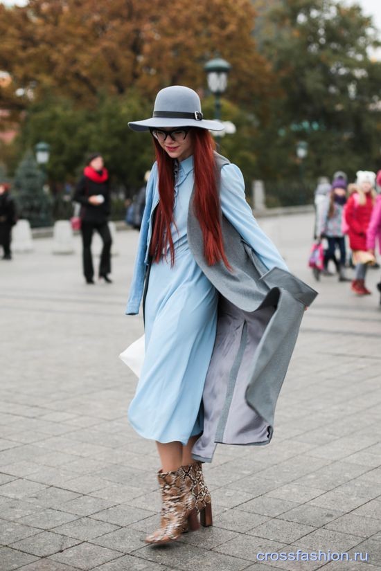 Street Style на Неделе моды Mercedes-Benz Fashion Week Russia октябрь 2015 День четвертый14