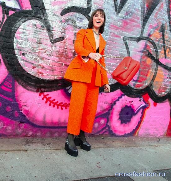 Неделя моды в Нью-Йорке, сезон осень-зима 2022-2023: Street style 