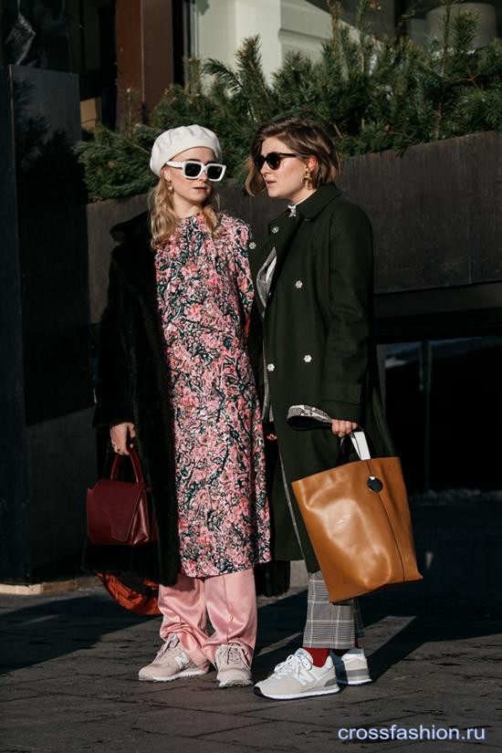 Street style Недели моды в Стокгольме, январь 2018
