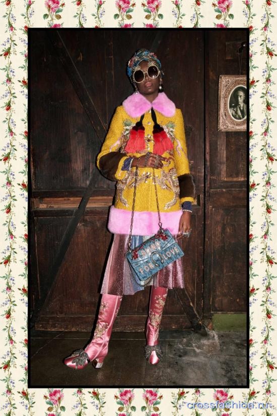 Gucci коллекция pre-fall осень-зима 2017-2018