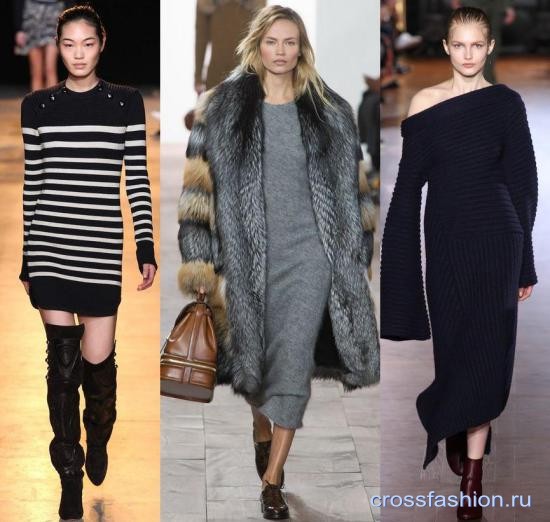 Модные платья осень-зима 2015-2016