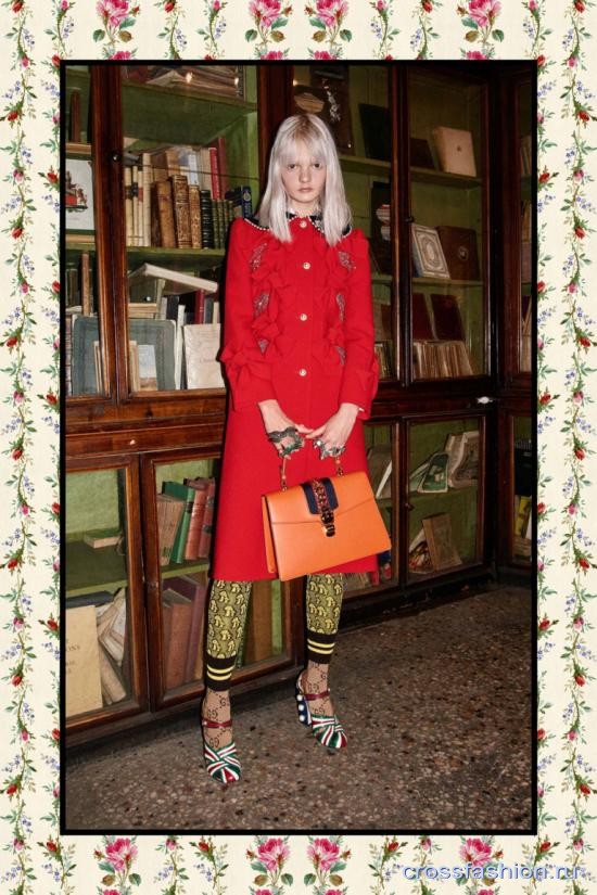 Gucci коллекция pre-fall осень-зима 2017-2018