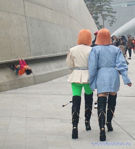 Street style Seoul Fashion week, march 2019. Стрит стайл Недели моды в Сеуле, день первый