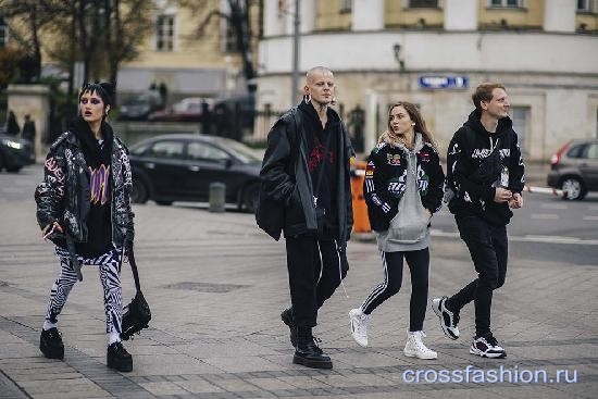 Стрит стайл Недели моды в Москве, октябрь 2019