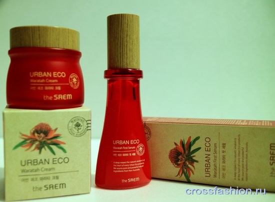 The Saem Urban Eco Waratah Крем и серум для лица с экстрактом телопеи