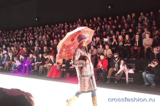 Показ Зайцева на Mercedes-Benz Fashion Week Russia октябрь 2015