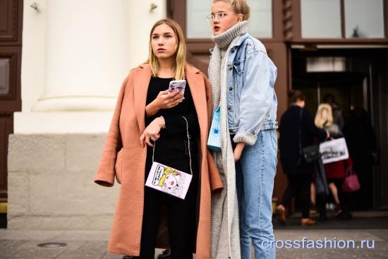 Street style первого дня недели моды в Москве, 13 октября 2016