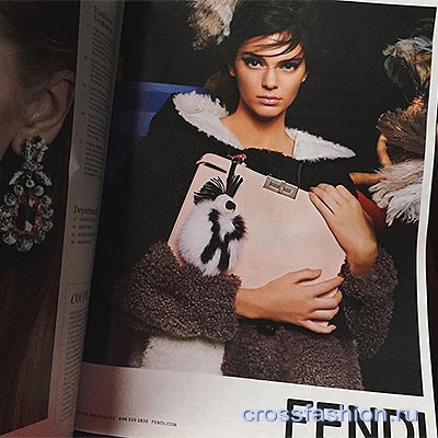 Кендал Дженнер в рекламе Fendi