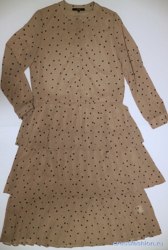 Плиссировка — тренд осень-зима 2016: Платье в горошек  Top 10 и вишневая юбка Uniqlo