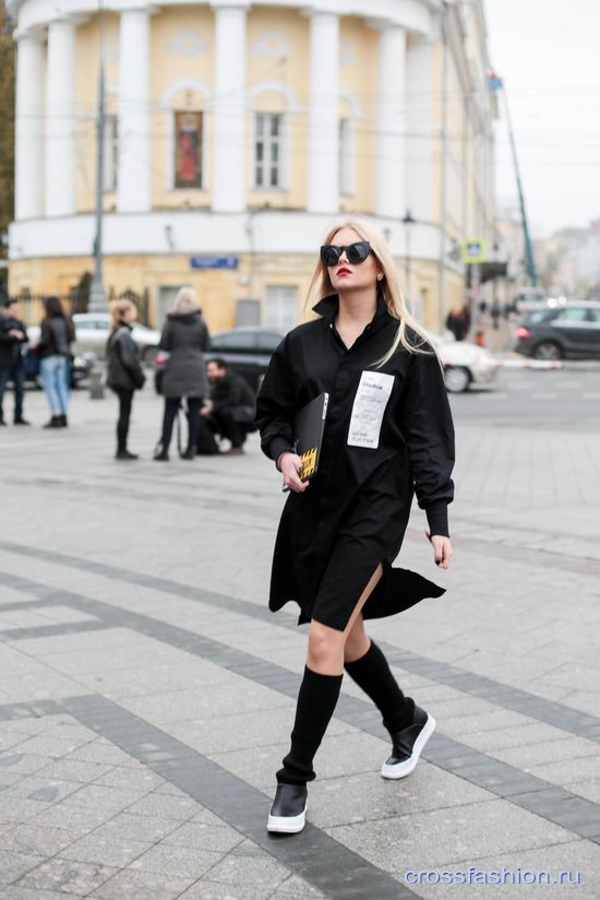 Street Style на Неделе моды Mercedes-Benz Fashion Week Russia октябрь 2015 День четвертый