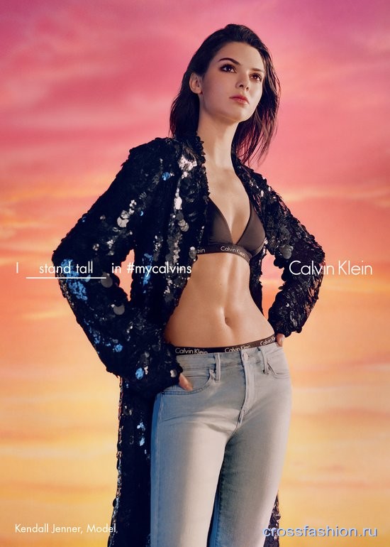 Кендалл Дженнер  в рекламной кампании Calvin Klein весна 2016